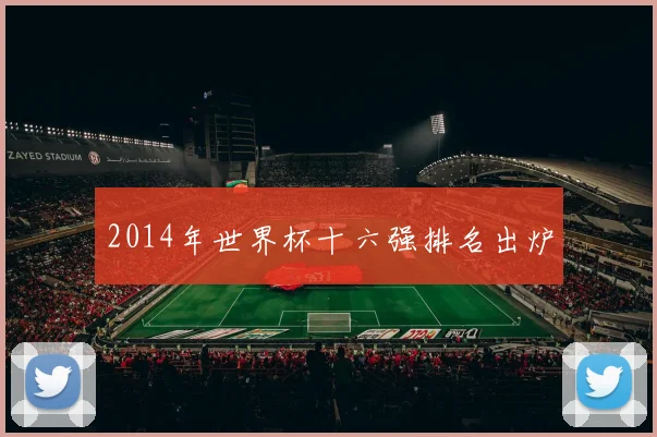 2014年世界杯十六强排名出炉
